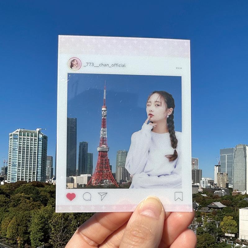 SNS風クリアカード事例01