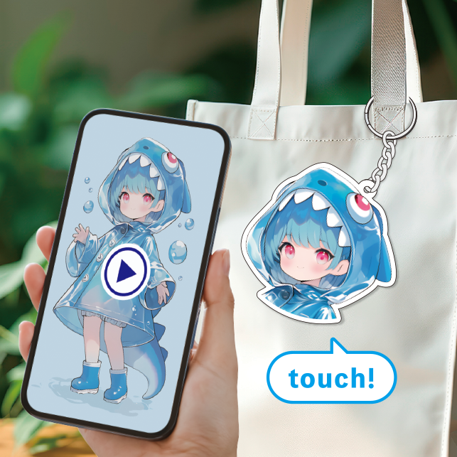 NFCアクリルキーホルダー