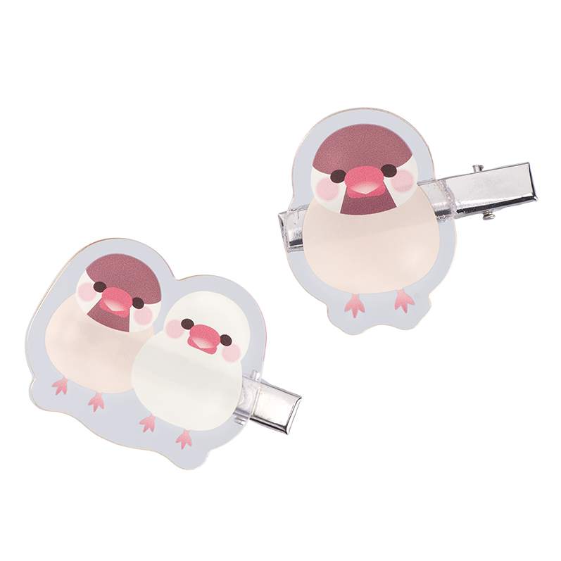 アクリルヘアクリップ