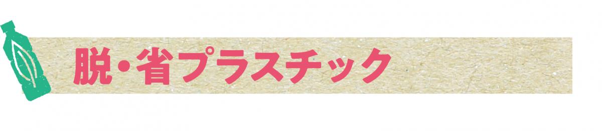 脱プラスチック 脱プラスチック