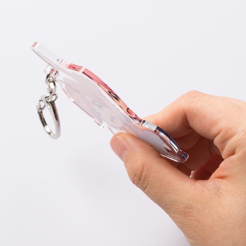 アクリルキーホルダー側面